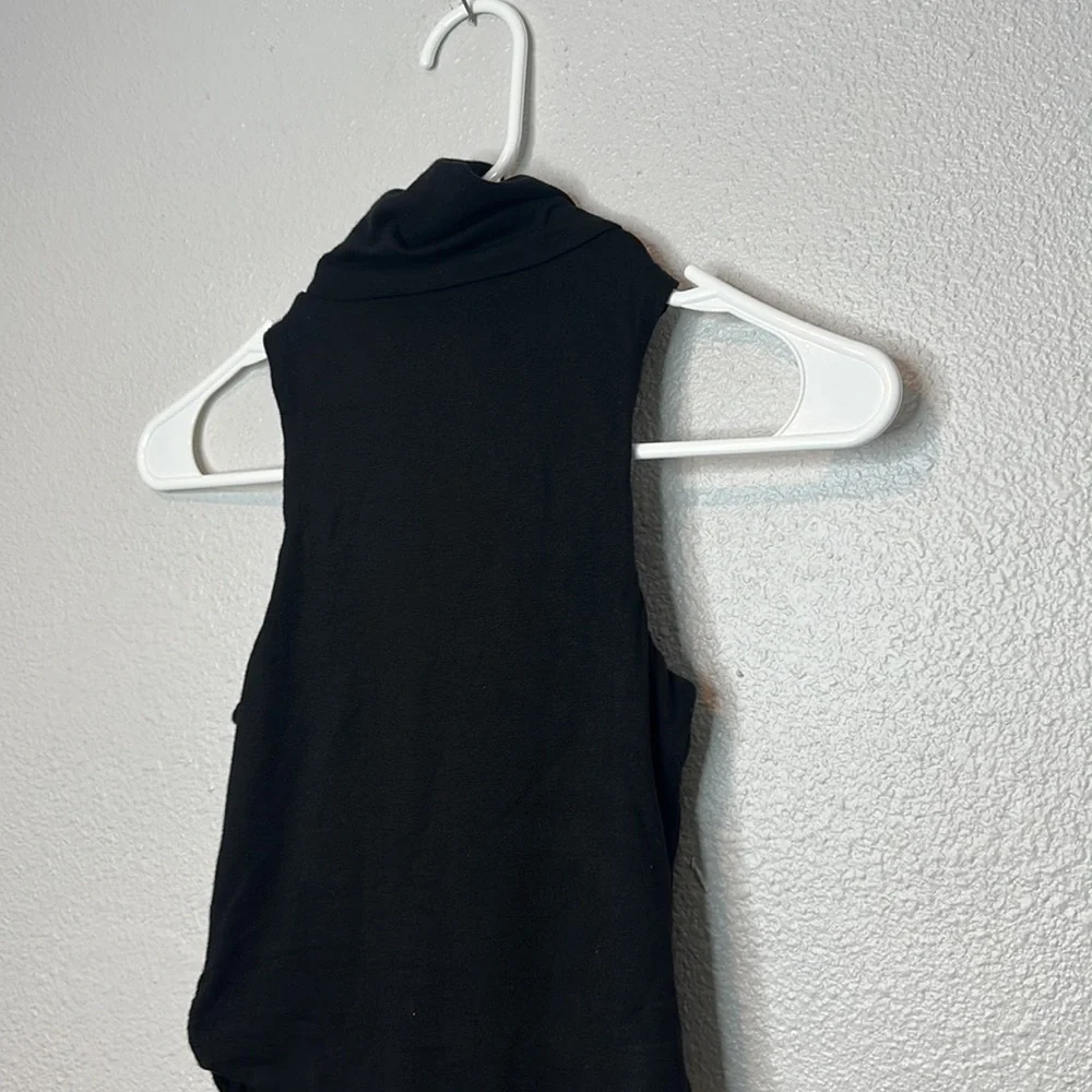 RE ONA - Womens Turtleneck Jersey Bodysuit Size Small NWOT